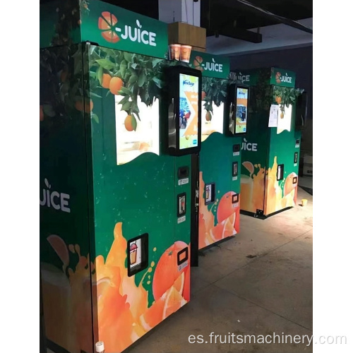 máquina expendedora de jugo de naranja